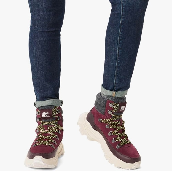 SOREL Woman’s Kinetic Breakthru Conquest Waterproof Snow Boot Size 7.5 - Picture 2 of 11